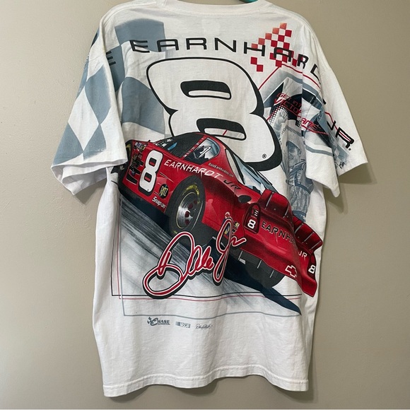 Dale Earnhardt Jr. All Over Print Front and Back Graphic Tee Size Medium - Picture 7 of 11